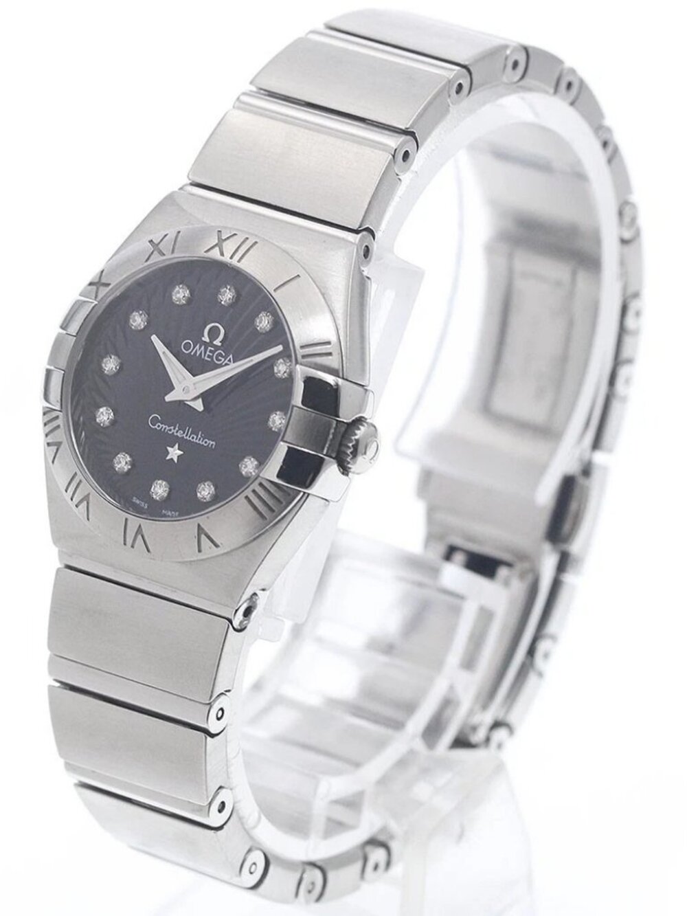 OMEGA Constellation Blush 123.10.24.60.51.001 12P diamond Quartz Ladies_959861